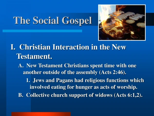 The Social Gospel