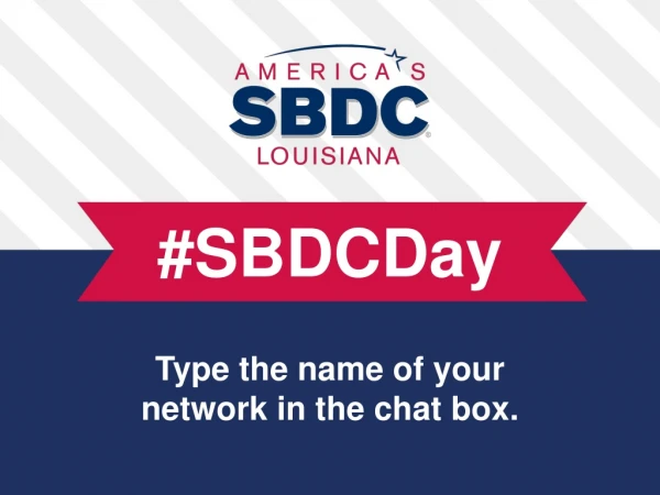 #SBDCDay