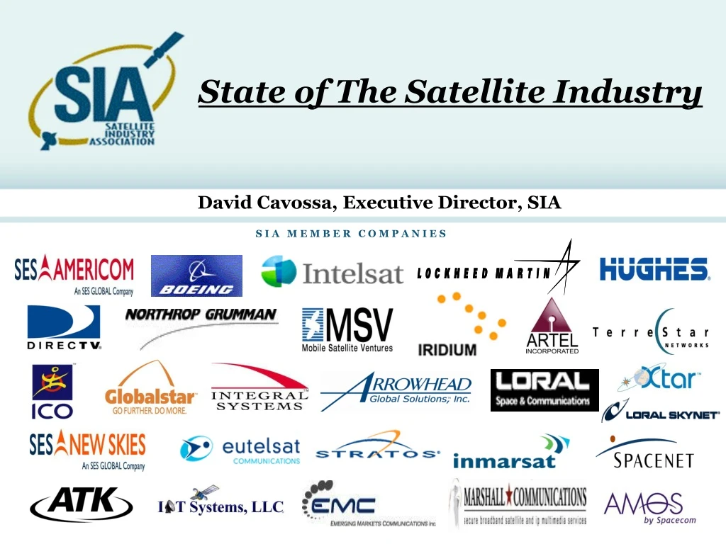 state of the satellite industry