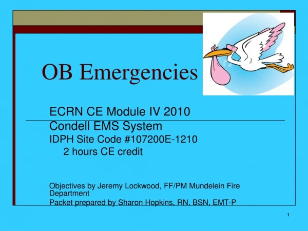 OB Emergencies