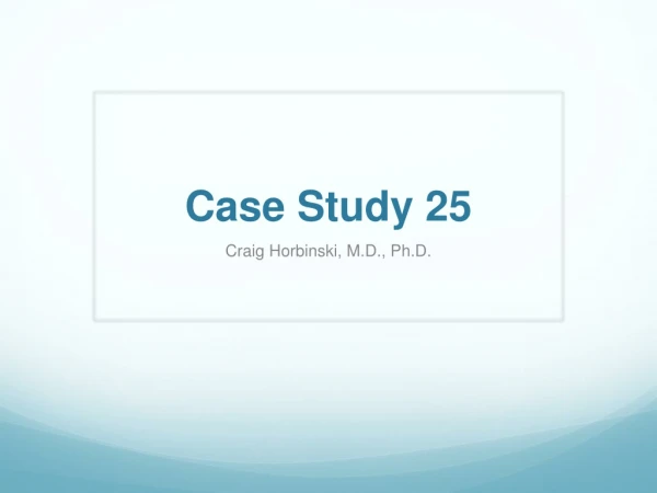 Case Study 25
