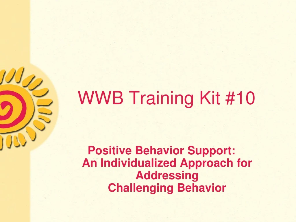 wwb training kit 10