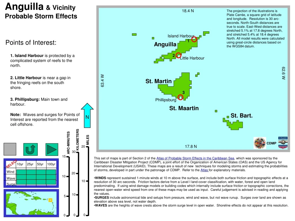 anguilla vicinity probable storm effects