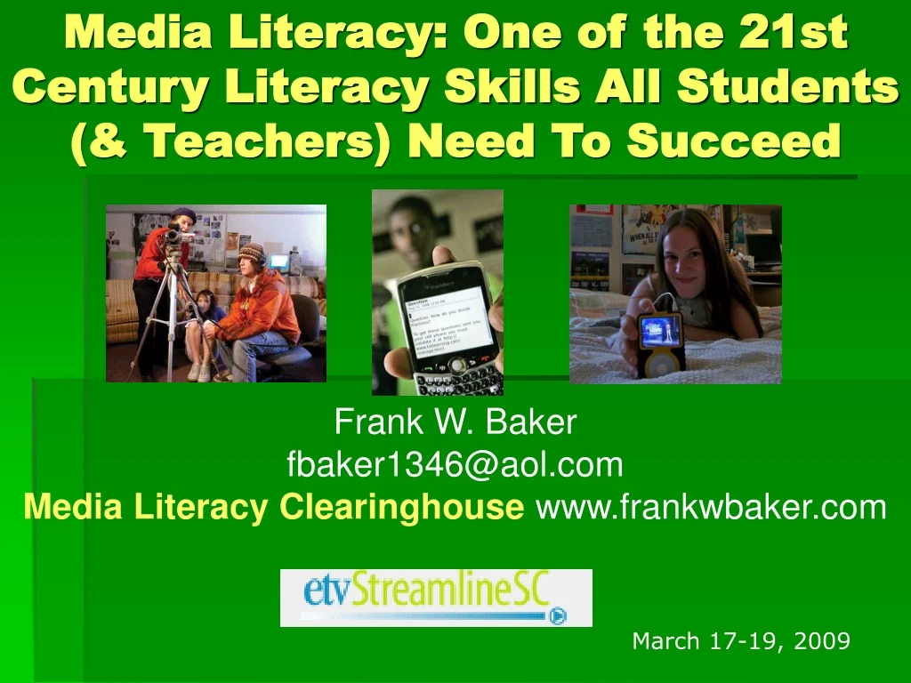 media literacy one of the 21st century literacy skills all students teachers need to succeed