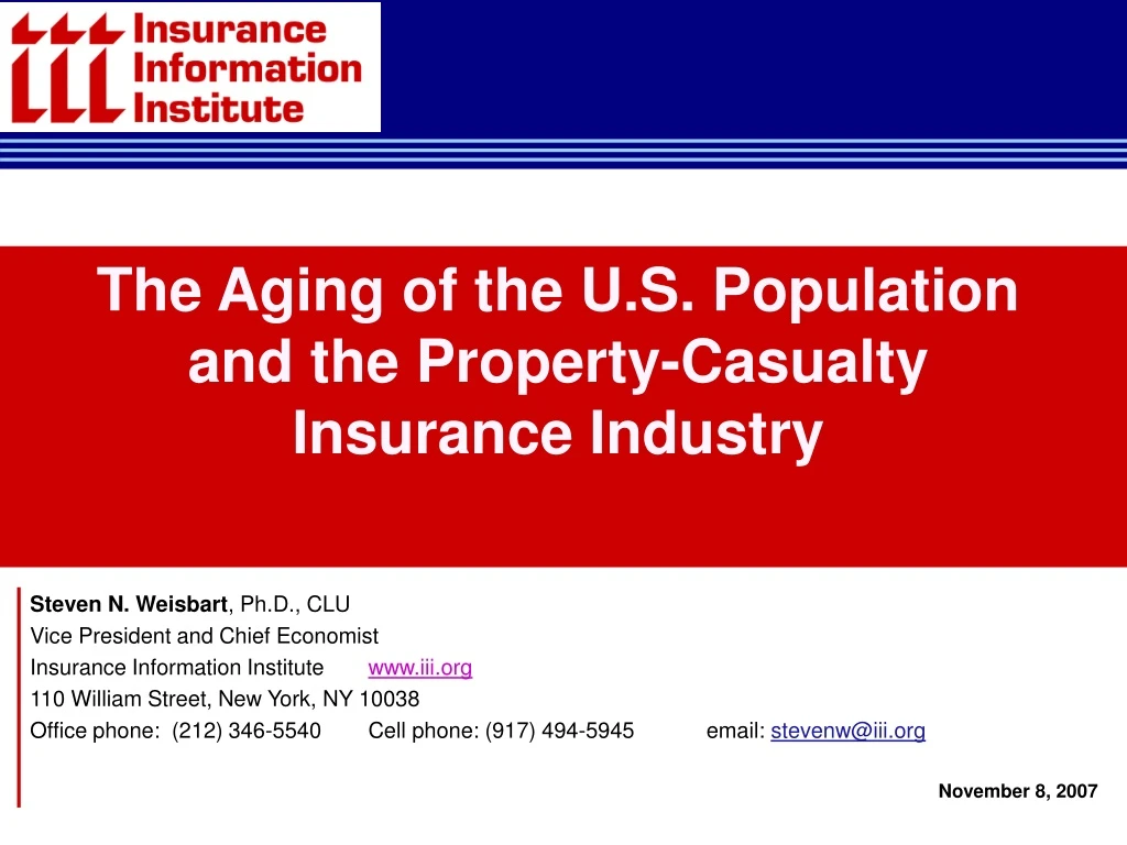 the aging of the u s population and the property