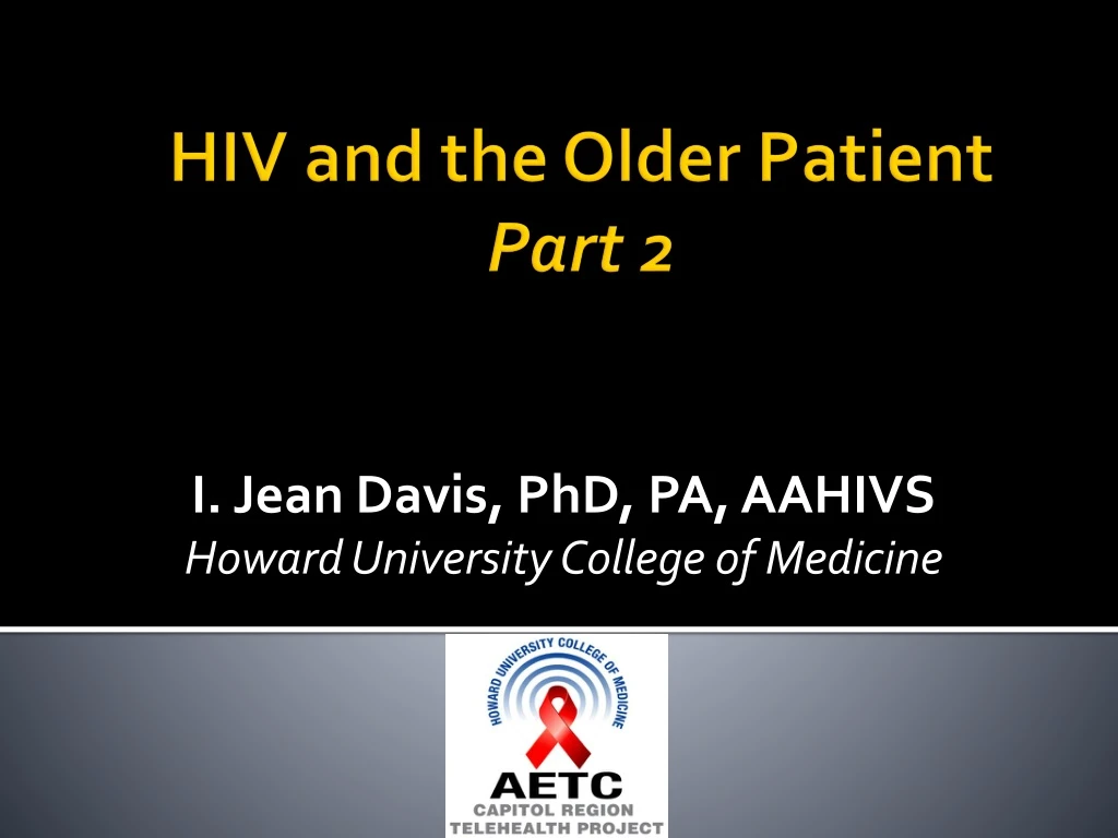 i jean davis phd pa aahivs howard university college of medicine