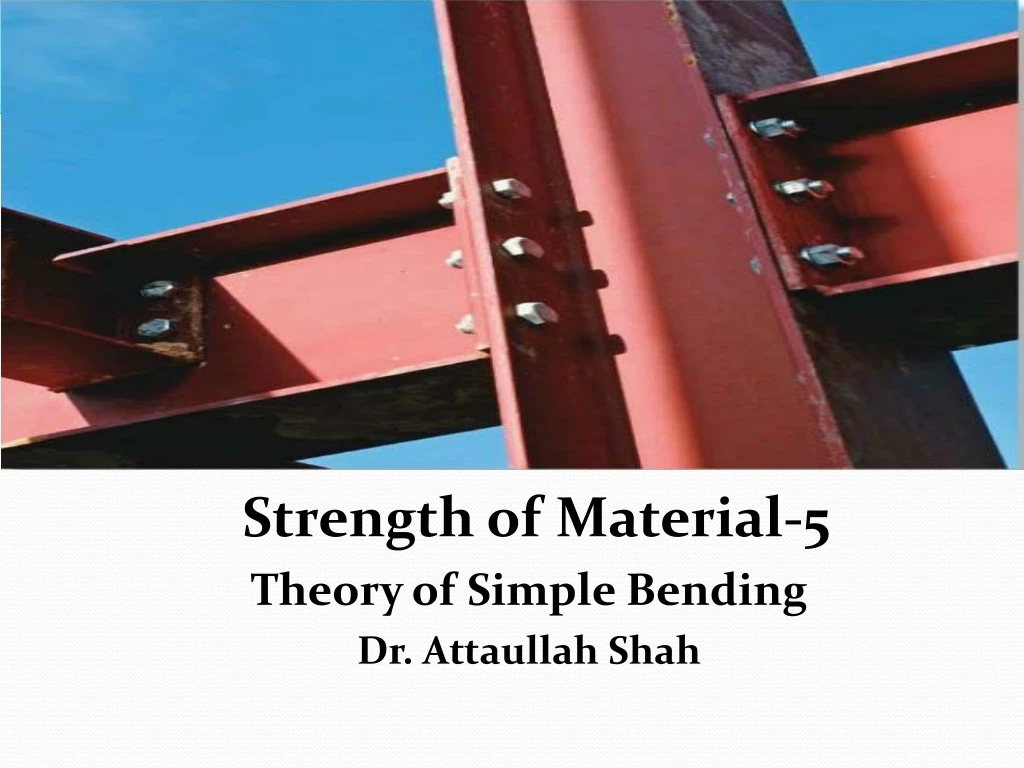 strength of material 5 theory of simple bending