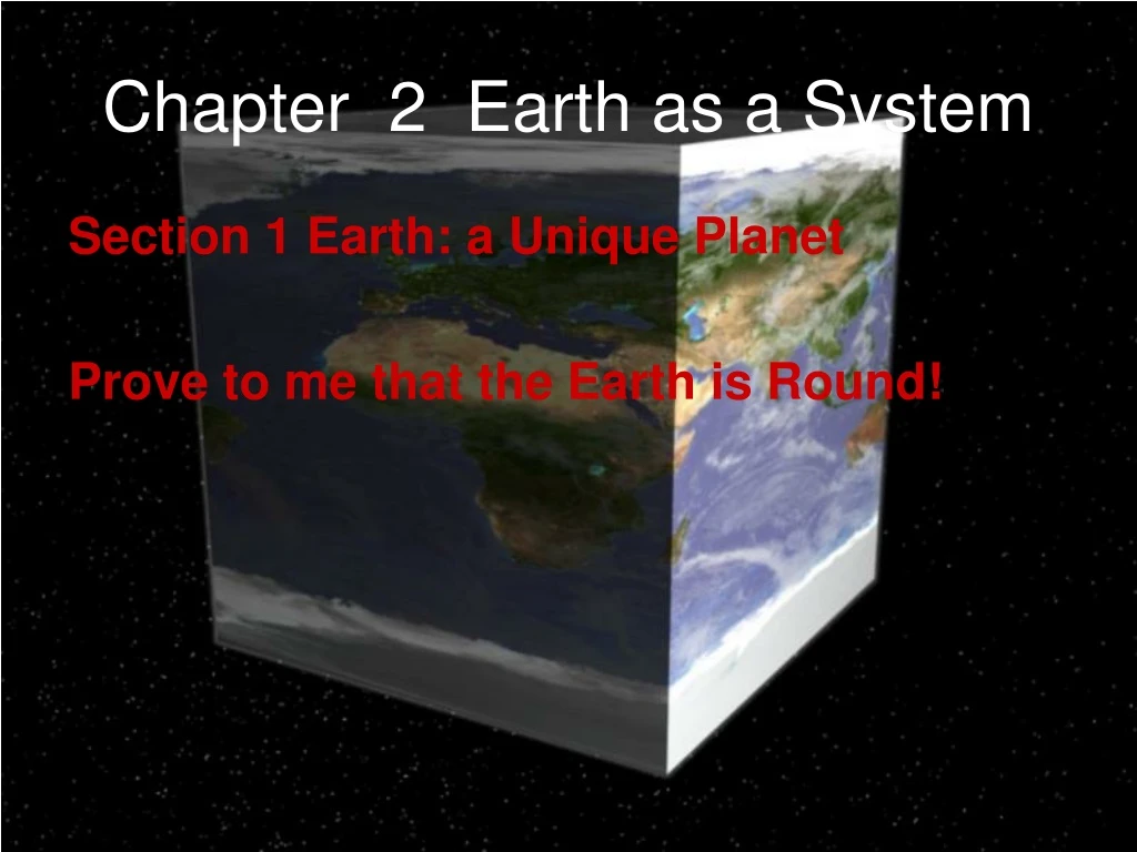 chapter 2 earth as a system