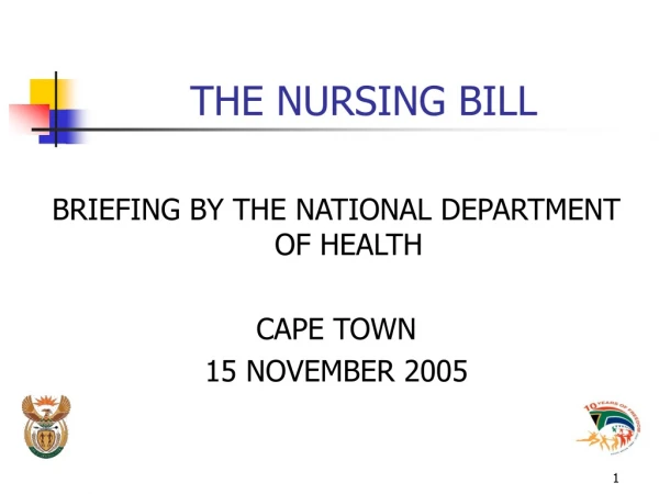 THE NURSING BILL