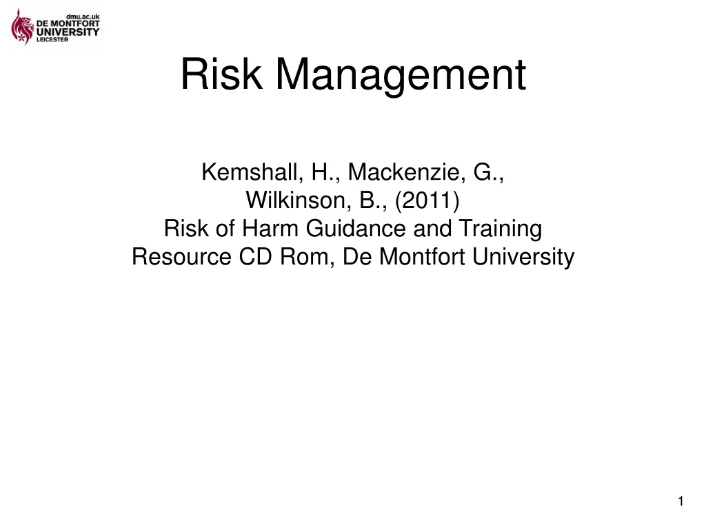 risk management