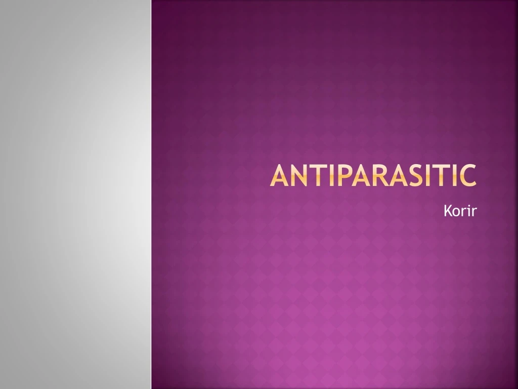 antiparasitic