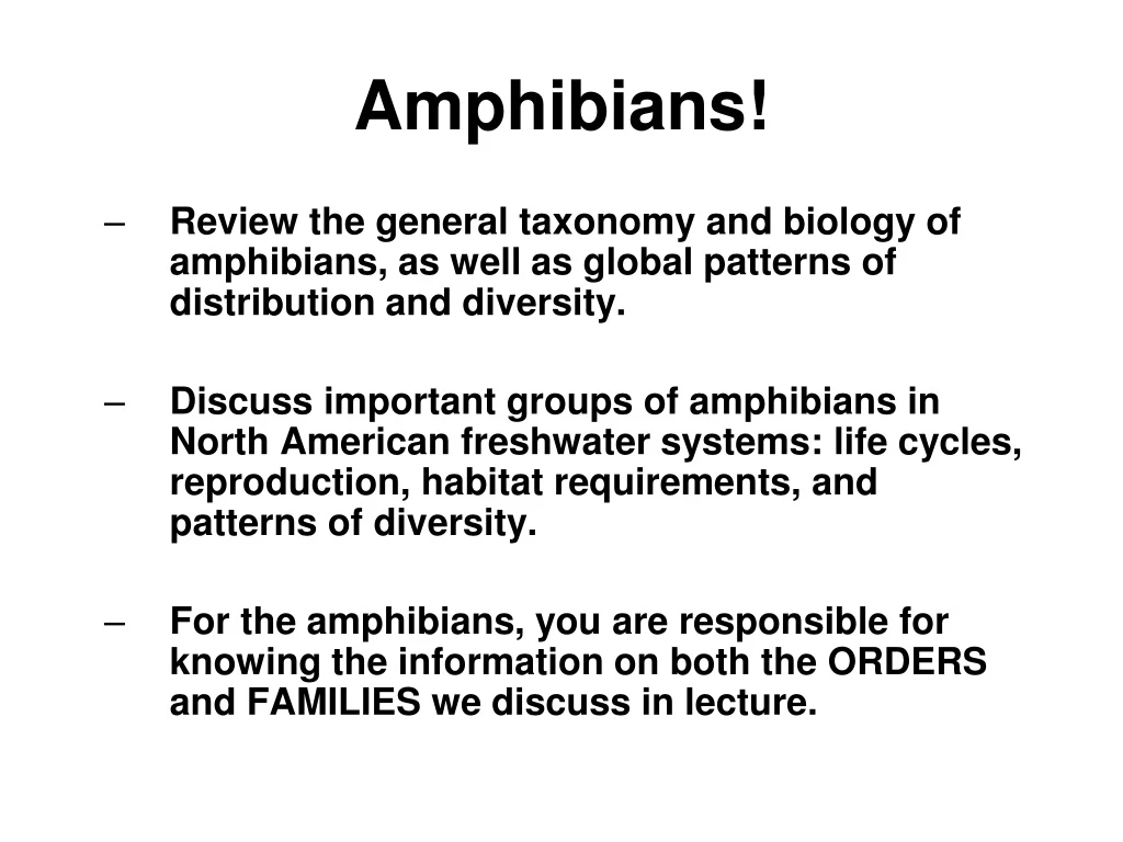 amphibians