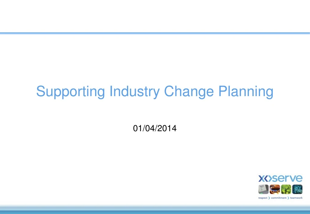 supporting industry change planning