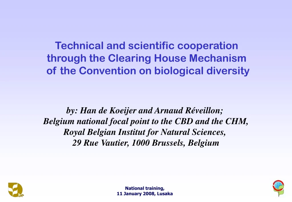 technical and scientific cooperation through