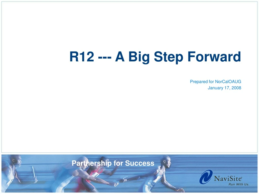 r12 a big step forward