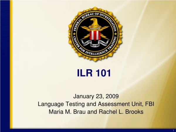 ILR 101