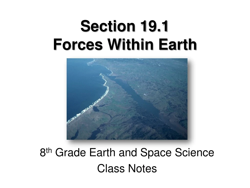 section 19 1 forces within earth