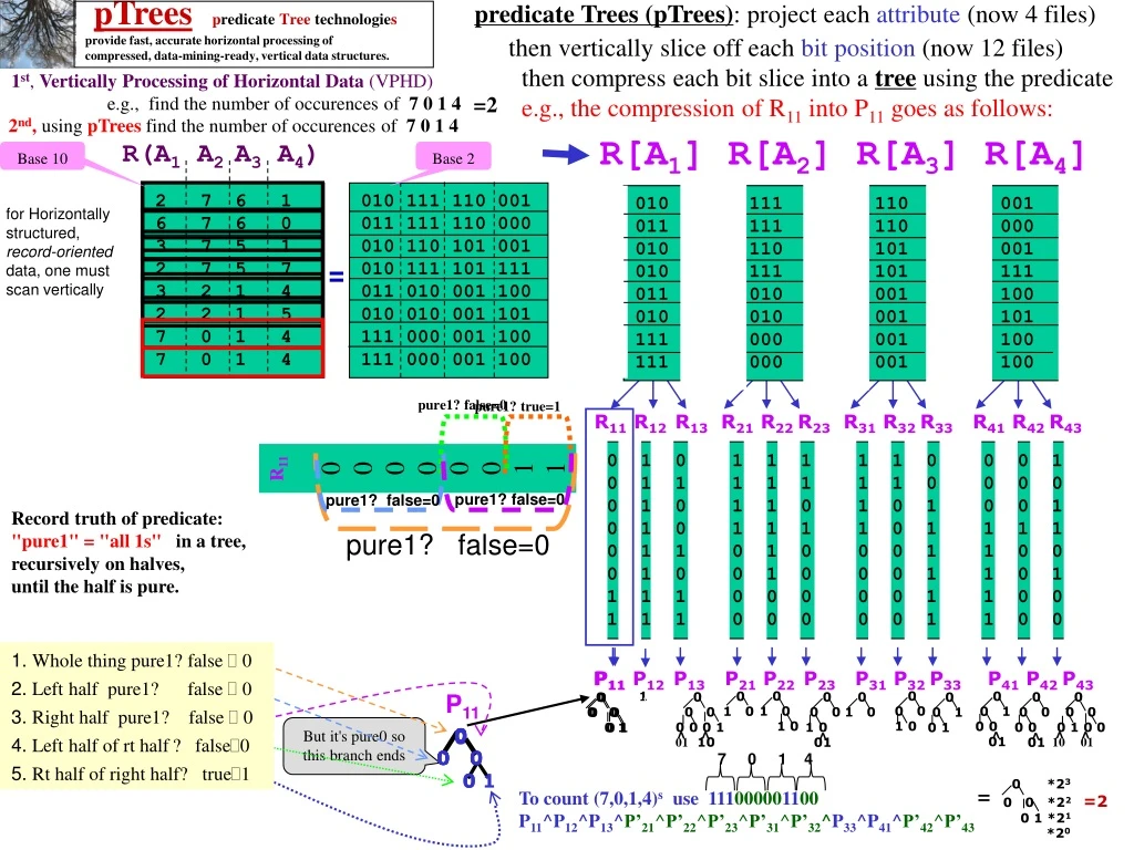 ptrees p redicate tree technologie s provide fast