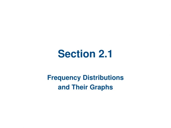 Section 2.1