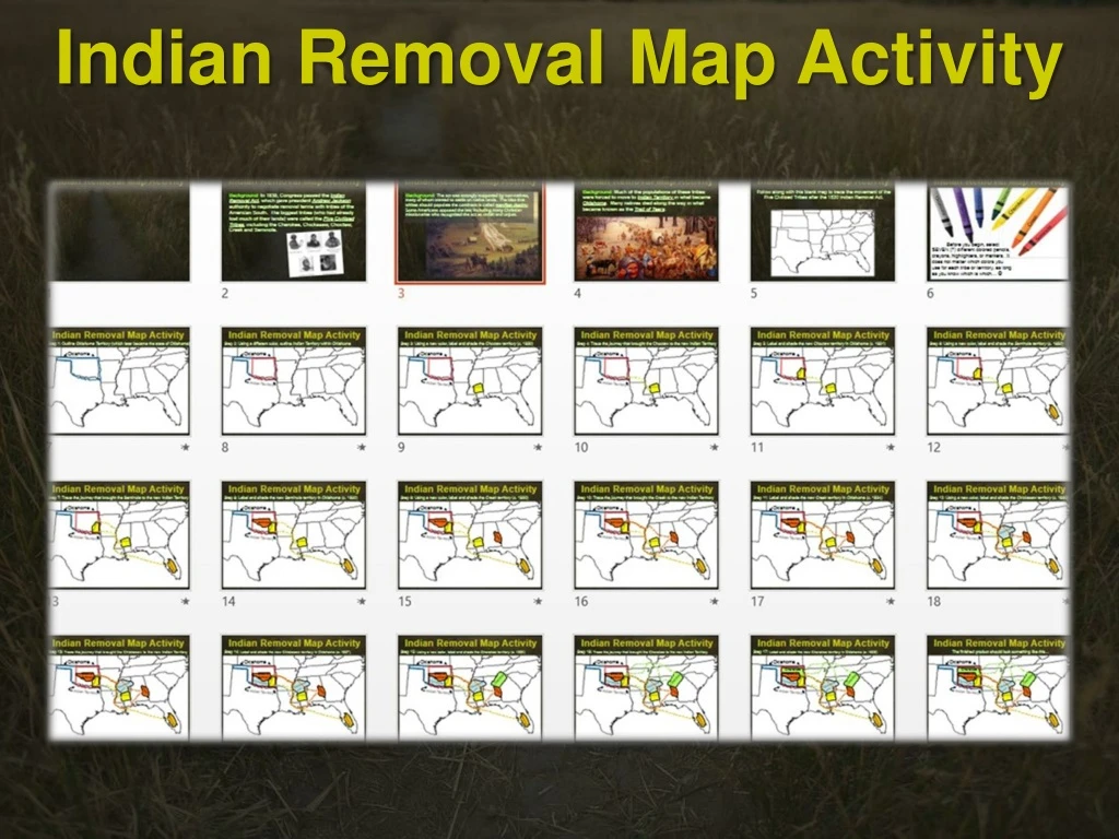 indian removal map activity