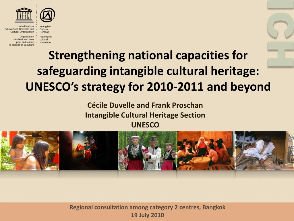 strengthening national capacities