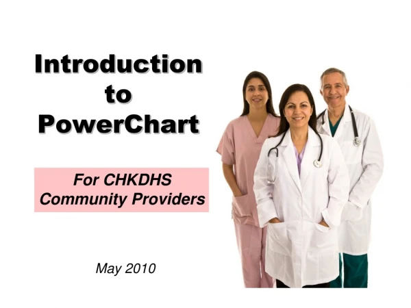 Introduction to PowerChart