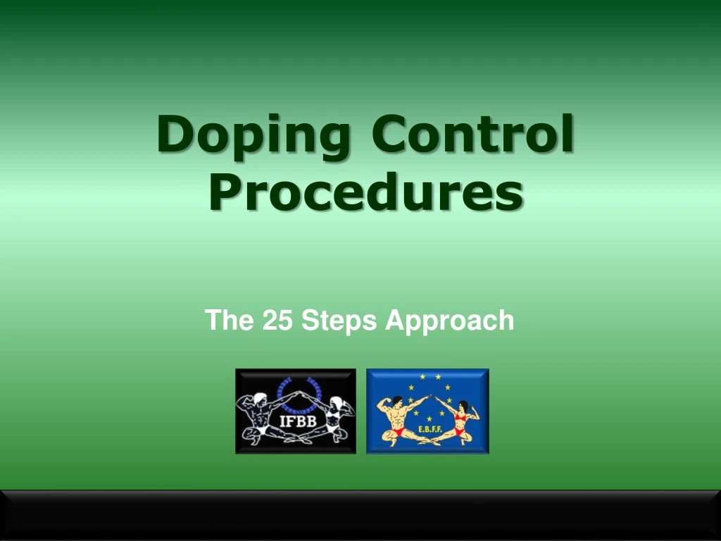 doping control procedures