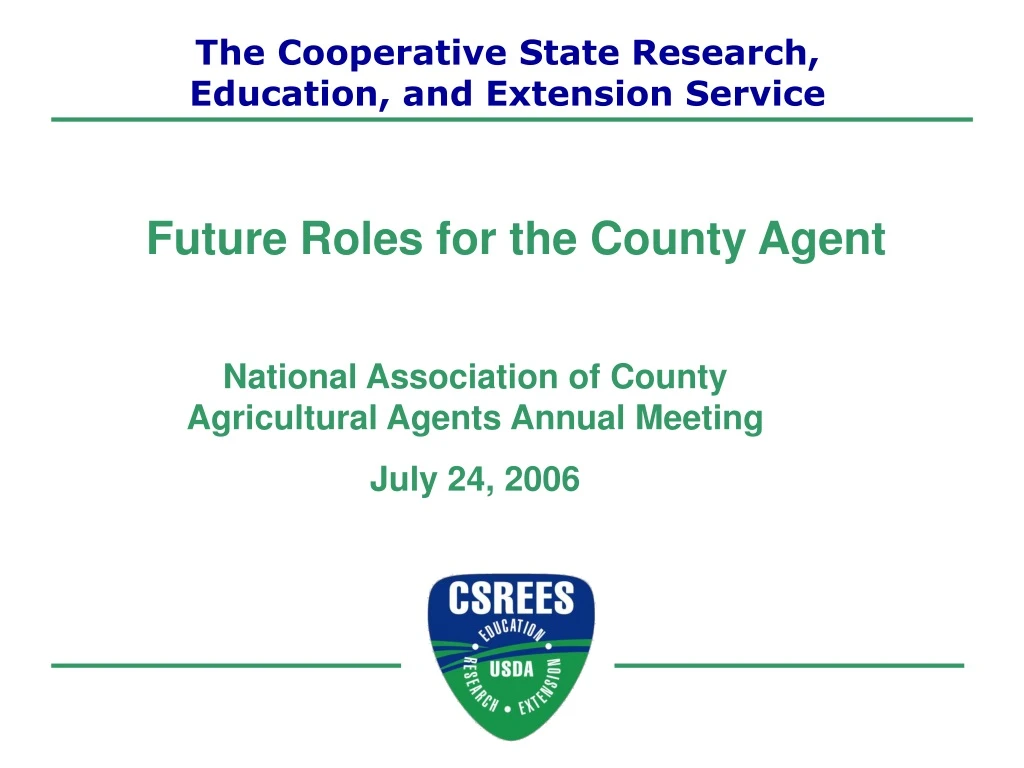 the cooperative state research education