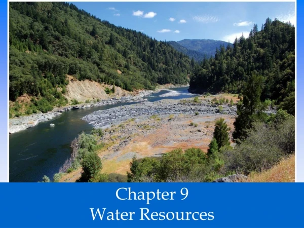 Chapter 9 Water Resources