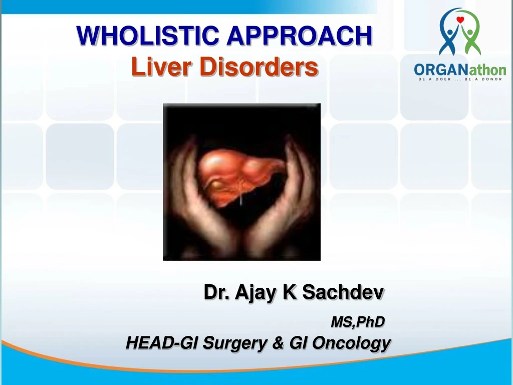 wholistic approach liver disorders