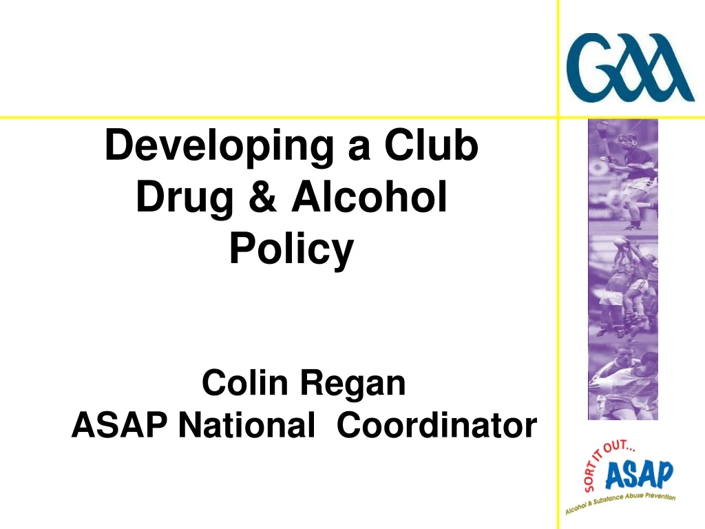 developing a club drug alcohol policy