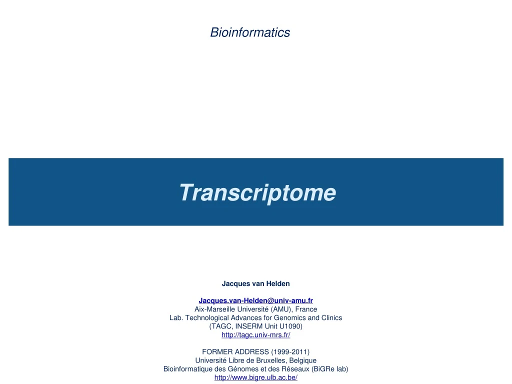 bioinformatics