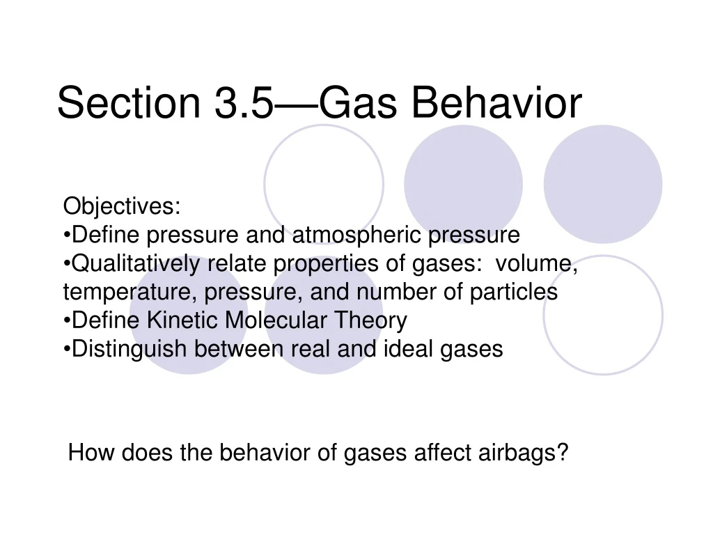 section 3 5 gas behavior