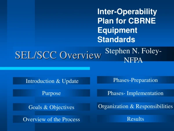 SEL/SCC Overview
