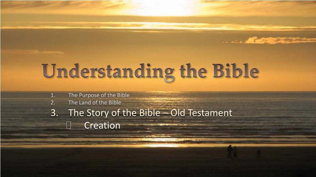 understanding the bible