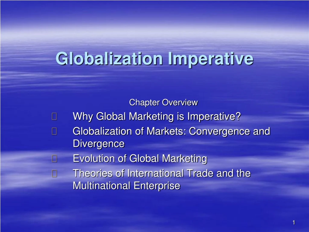 globalization imperative