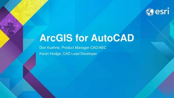 ArcGIS for AutoCAD