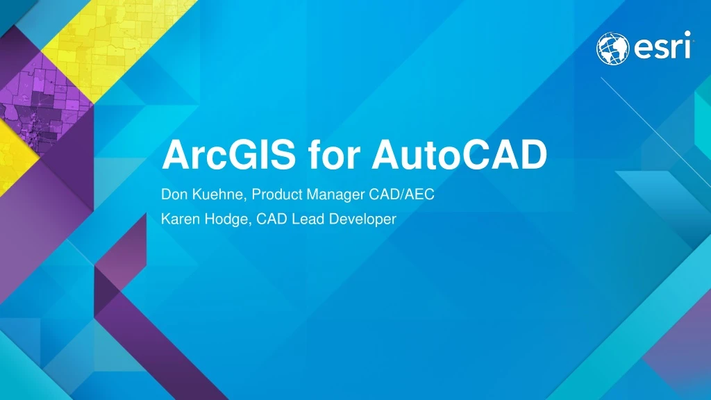 arcgis for autocad