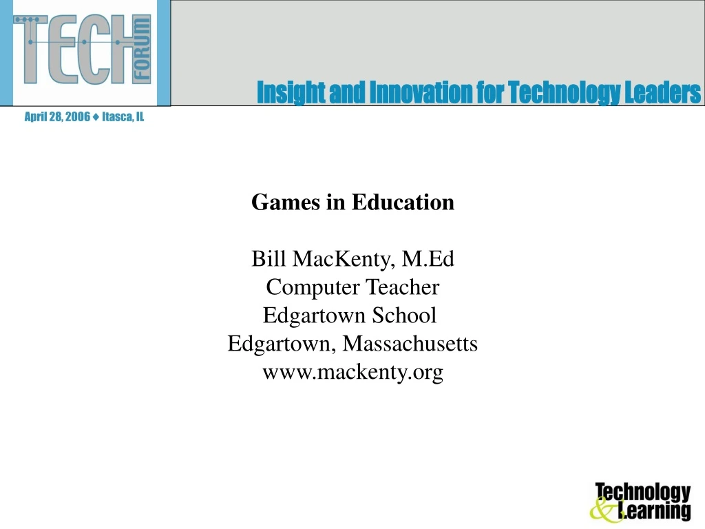 games in education bill mackenty m ed computer