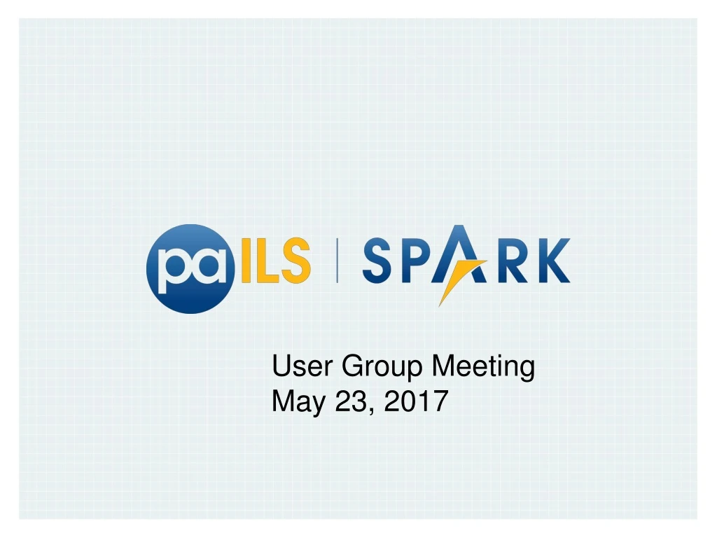 user group meeting may 23 2017