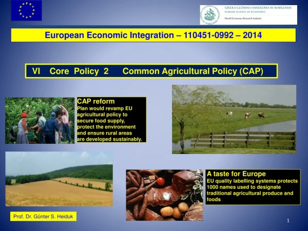 European Economic Integration – 110451-0992 – 2014