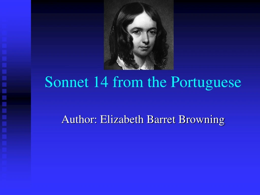 sonnet 14 from the portuguese