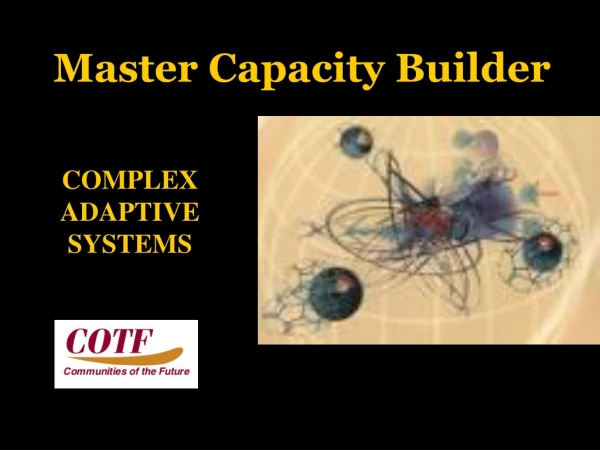 COMPLEX ADAPTIVE SYSTEMS