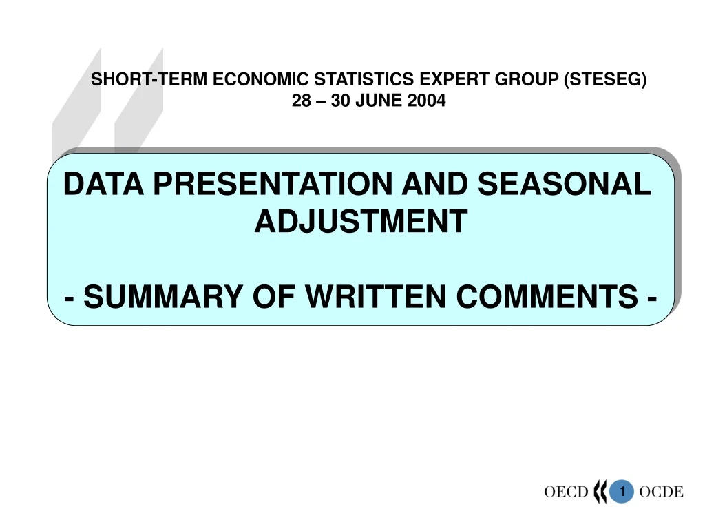 short term economic statistics expert group