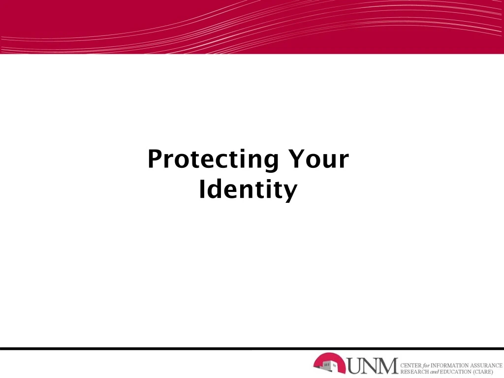 protecting your identity