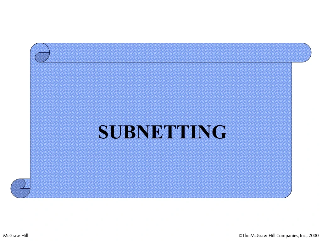 subnetting