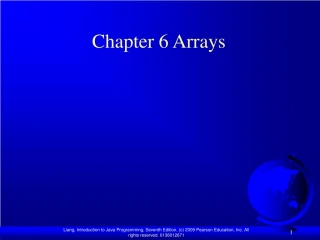 PPT - Chapter 6 C Arrays PowerPoint Presentation, Free Download - ID:142268