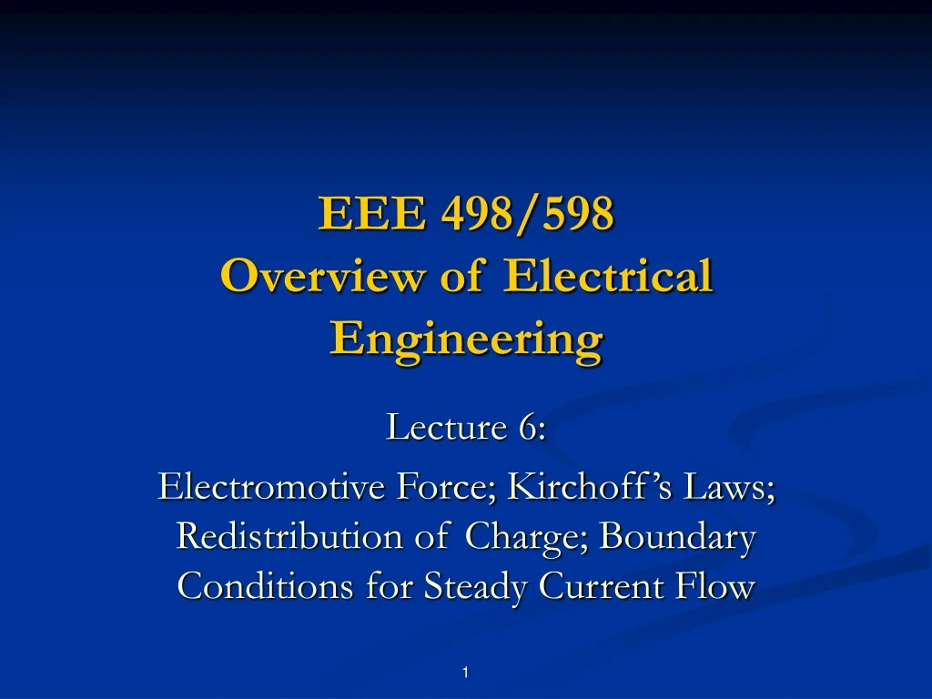 eee 498 598 overview of electrical engineering