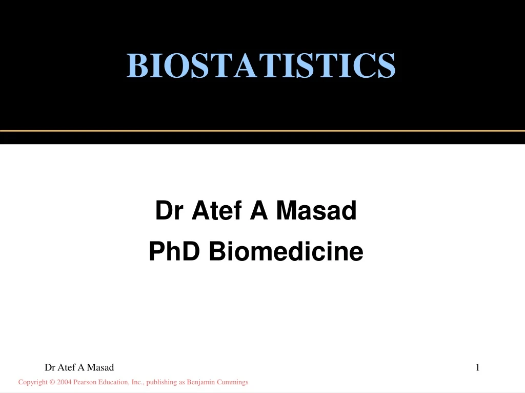 biostatistics