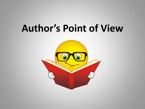 Author’s Point of View